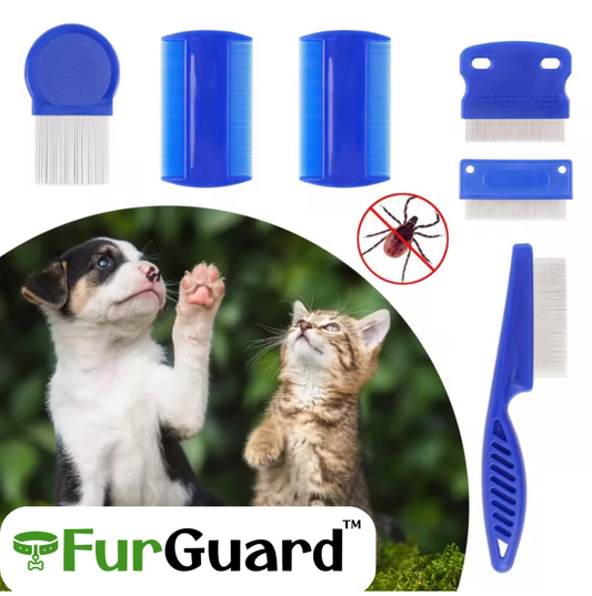 FurGuard Anti Tick & Flea Comb Set