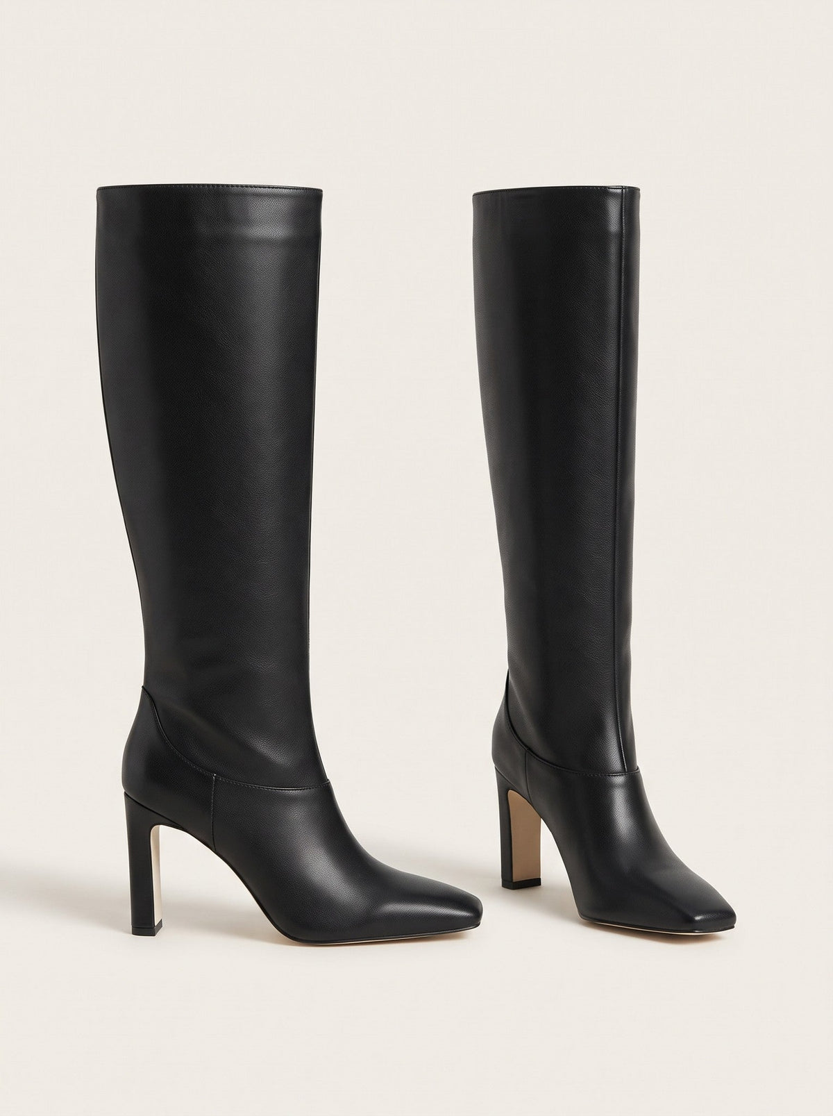 Women's Knee-High Stiletto Boots – Black – packshot
