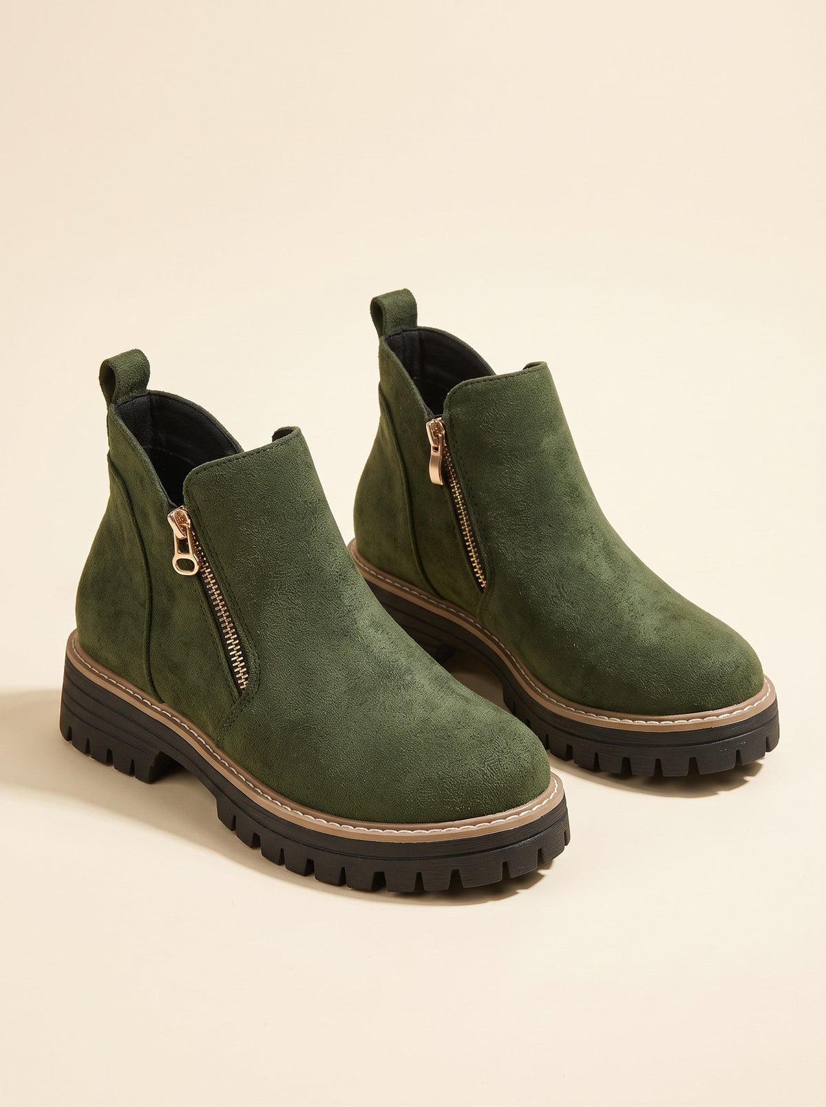 Women's Ankle Boots – Green – packshot