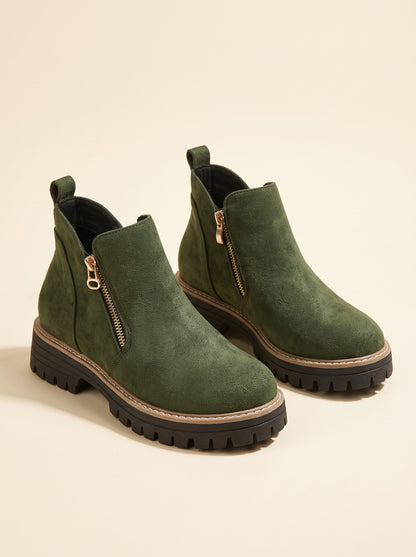 Women's Ankle Boots – Green – packshot