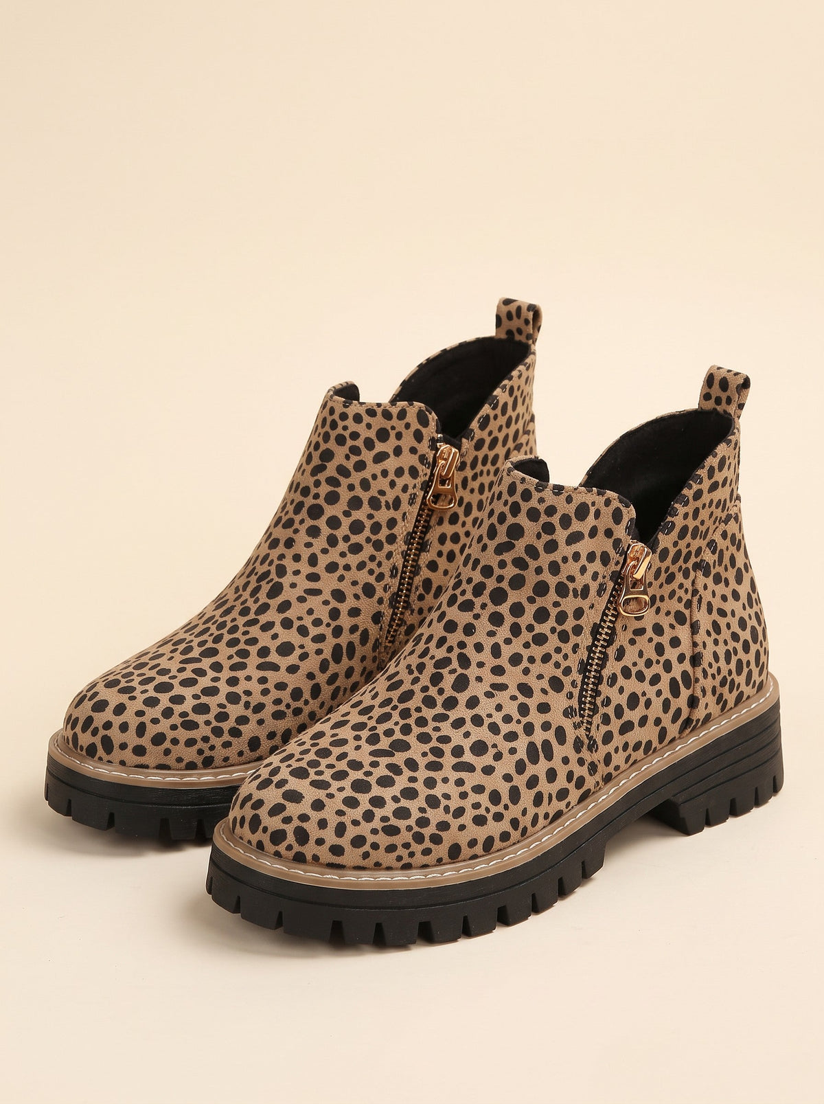Women's Ankle Boots – Leopard Print – packshot