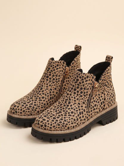 Women's Ankle Boots – Leopard Print – packshot