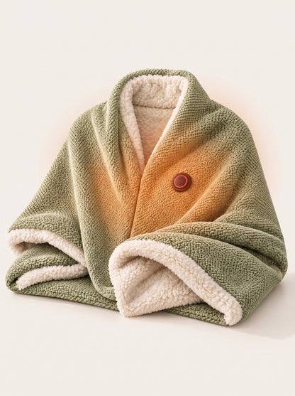 USB Heated Wearable Blanket – heating on