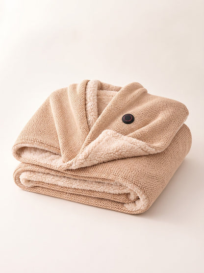 USB Heated Wearable Blanket – Apricot – packshot