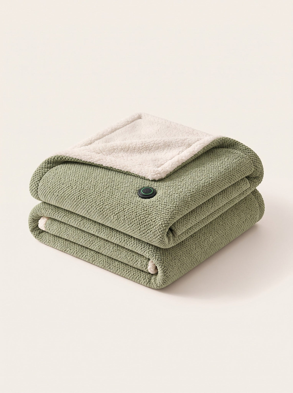 USB Heated Wearable Blanket – Sage Green – packshot