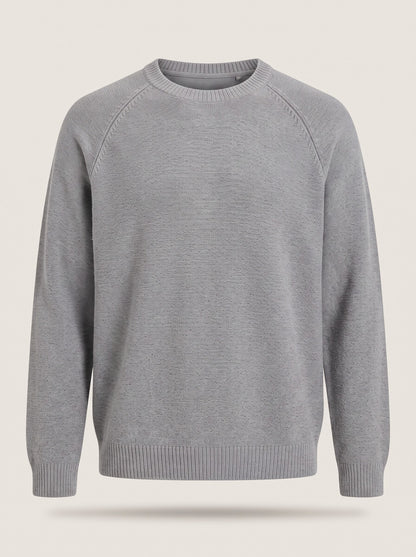 Men's Crew Neck Jumper – Grey – packshot