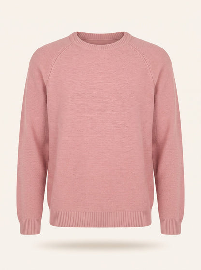 Men's Crew Neck Jumper – Pink – packshot