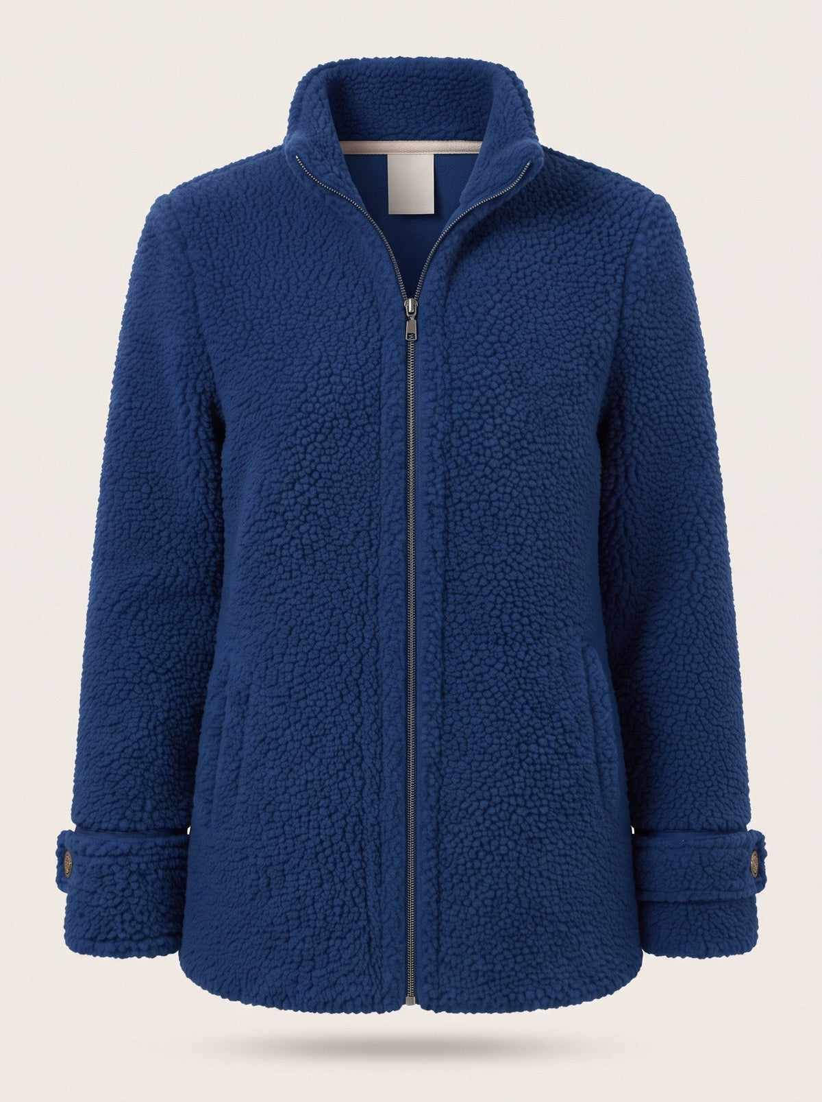 Women's Teddy Fleece Jacket – Royal Blue – packshot