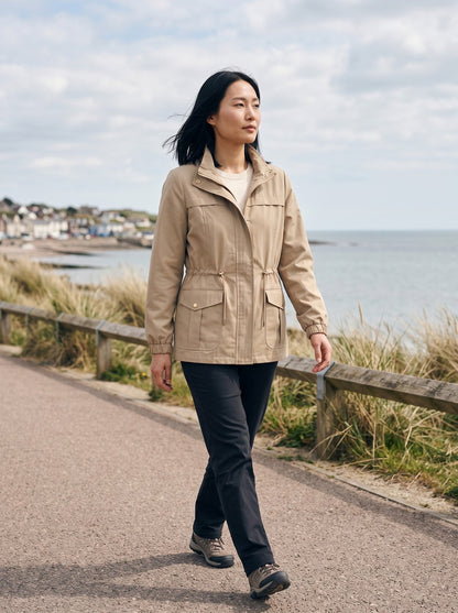 Women's Utility Jacket – Khaki – lifestyle