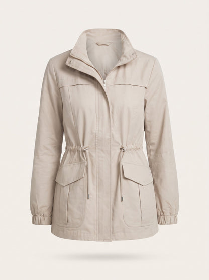 Women's Utility Jacket – Beige – packshot