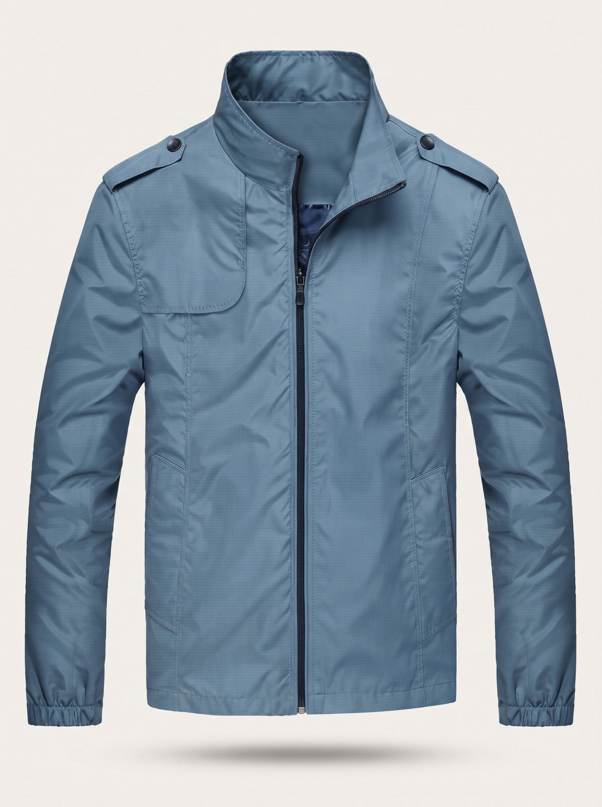 Men's Lightweight Windbreaker Jacket – Light Blue – packshot