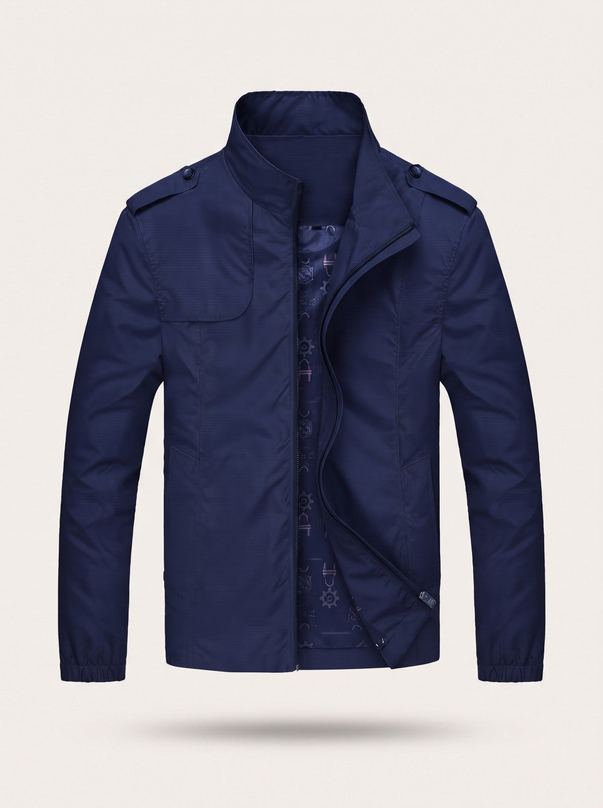 Men's Lightweight Windbreaker Jacket – Navy – packshot