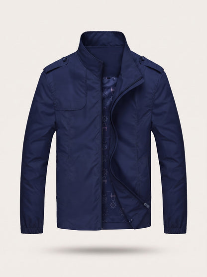 Men's Lightweight Windbreaker Jacket – Navy – packshot
