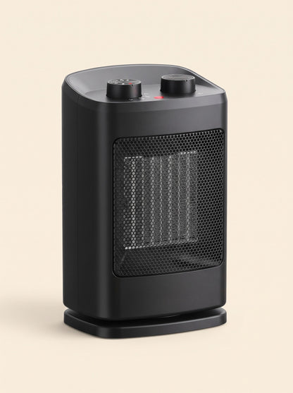 Oscillating Ceramic Heater 1500 W – Black – packshot