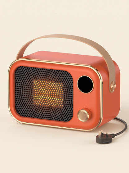 Retro Fan Heater 1200 W – Orange – packshot