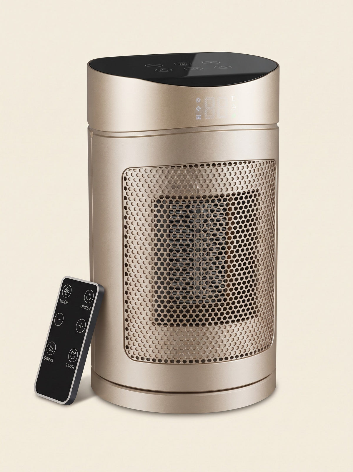 Oscillating Fan Heater 1200 W – Gold – packshot