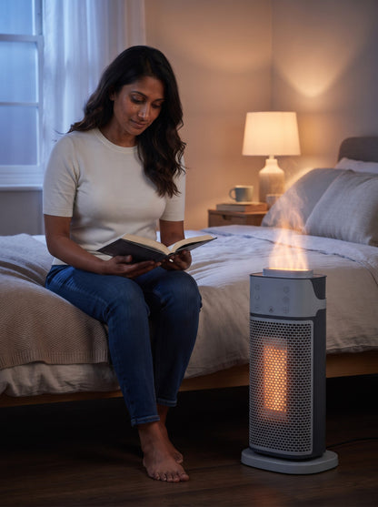 Fan Heater with Humidifier 2000 W – Grey – lifestyle