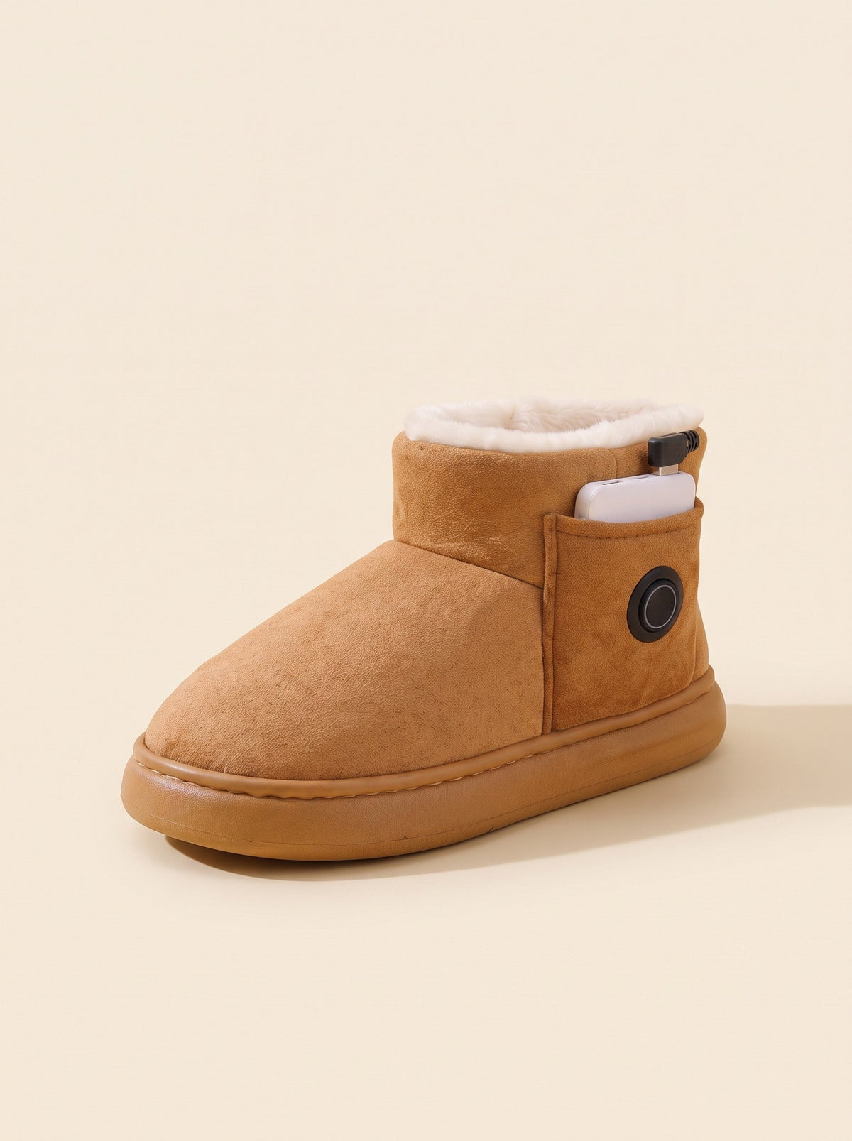 Women's Heated Boots – Camel – packshot