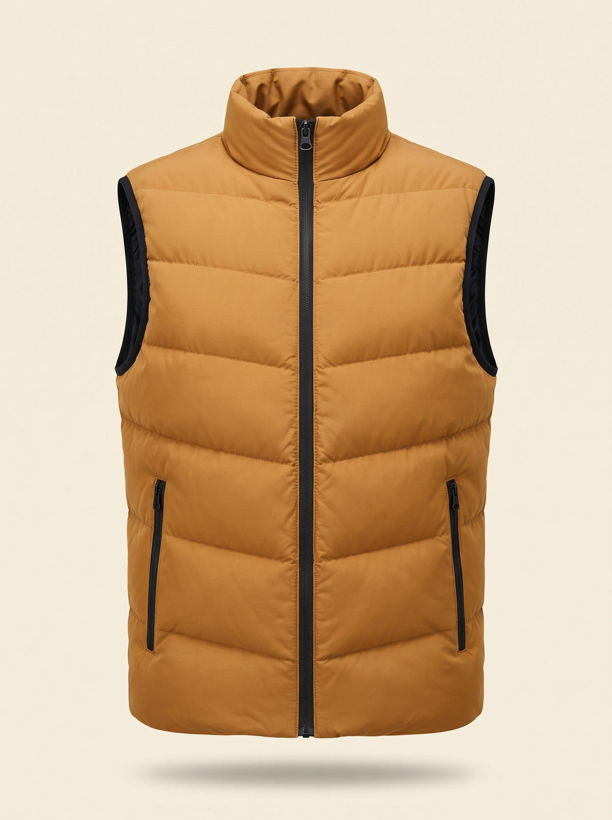 Men's Padded Gilet – Yellow – front