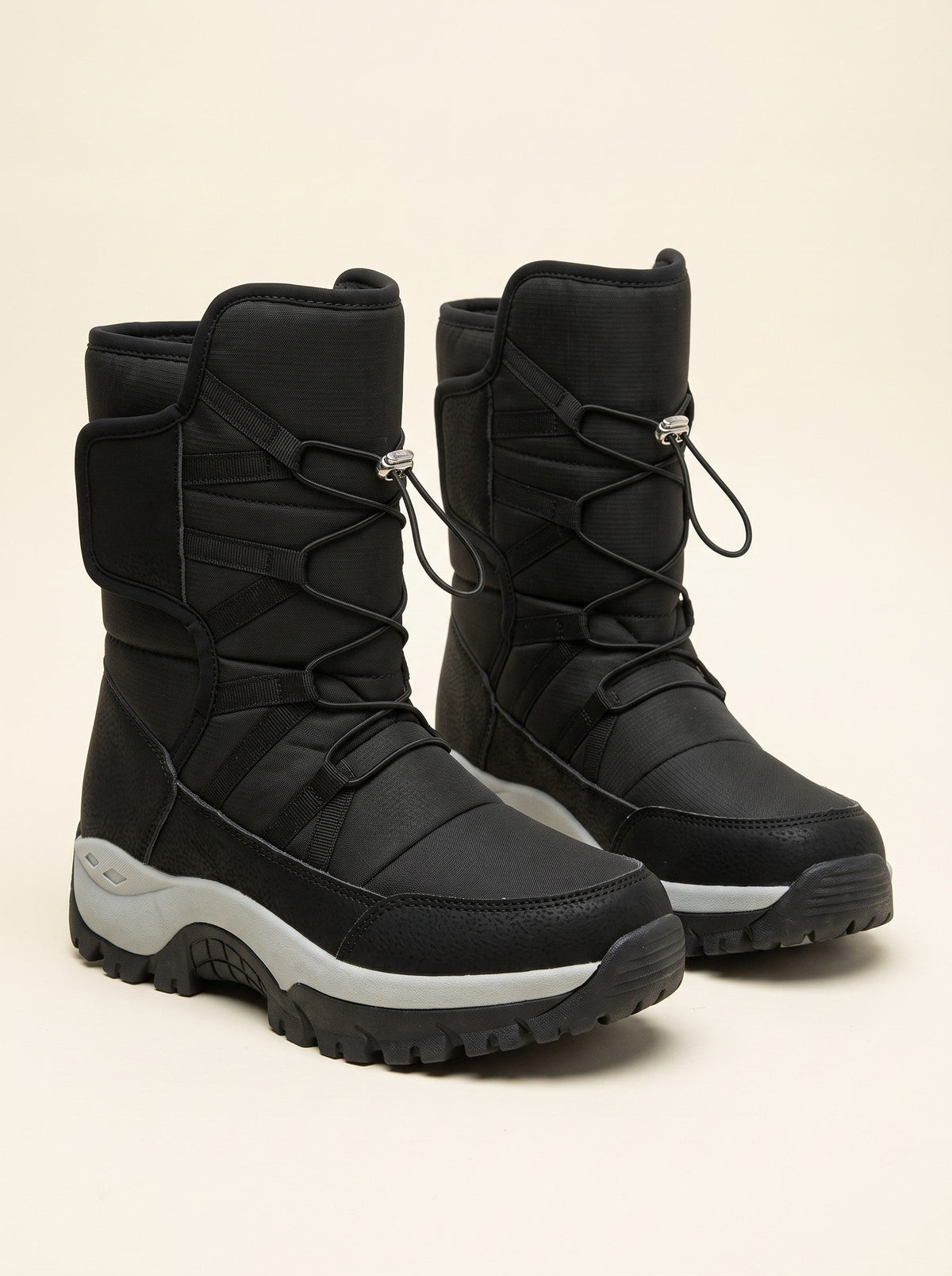 Women's Plush Lined Winter Boots – Black – packshot
