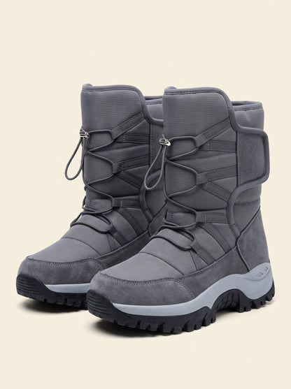 Women's Plush Lined Winter Boots – Grey – packshot