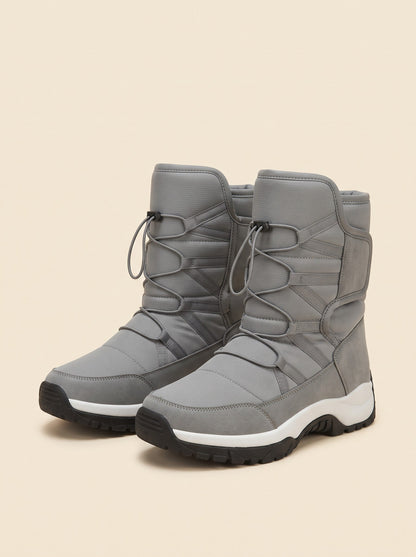 Unisex Plush Lined Winter Boots – Grey – packshot
