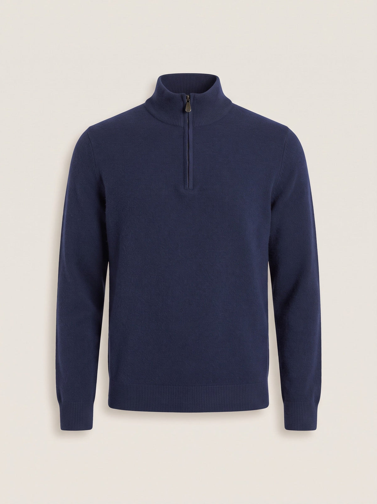 Men's Quarter Zip Jumper – Navy Blue – packshot