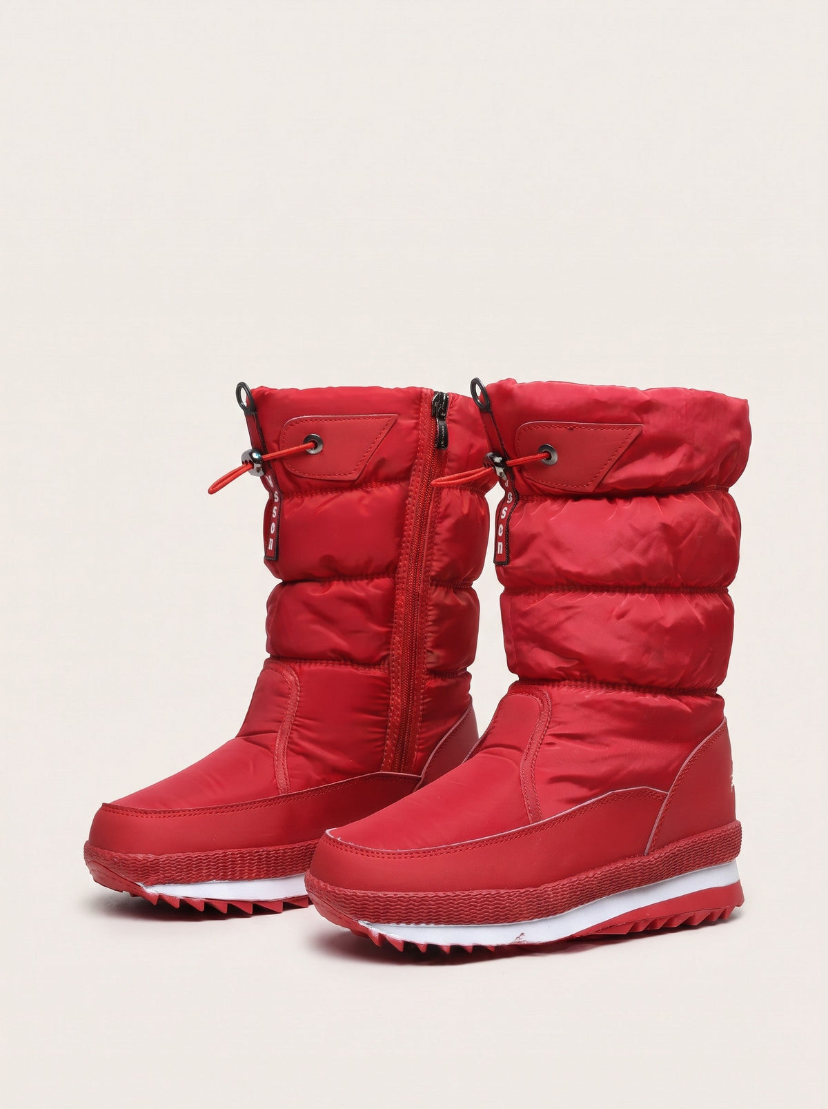 Women's Insulated Snow Boots – Red – packshot