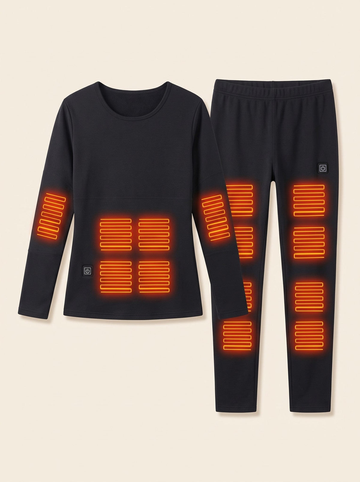 Heated Thermal Underwear Set – heating on