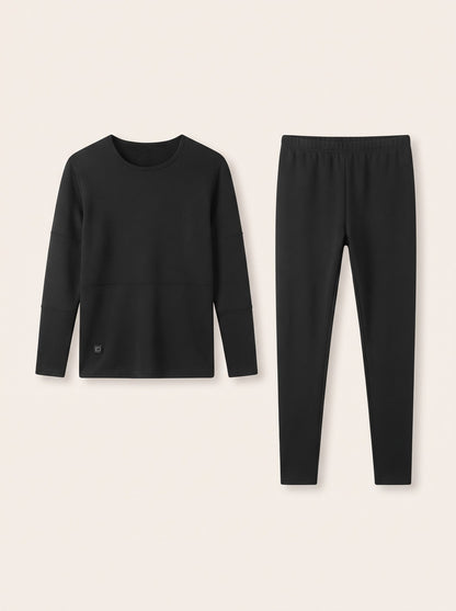 Heated Thermal Underwear Set – Black – packshot