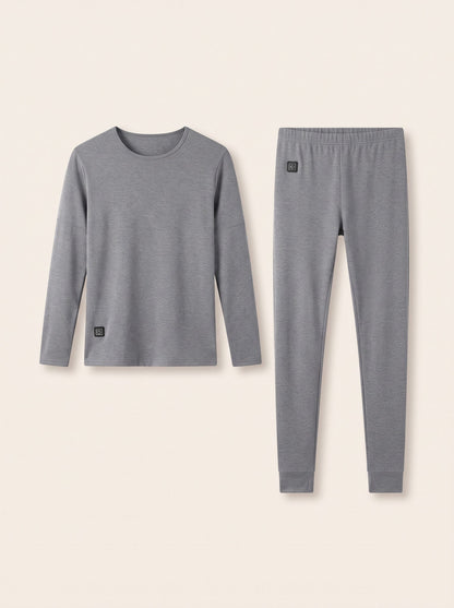 Heated Thermal Underwear Set – Grey – packshot