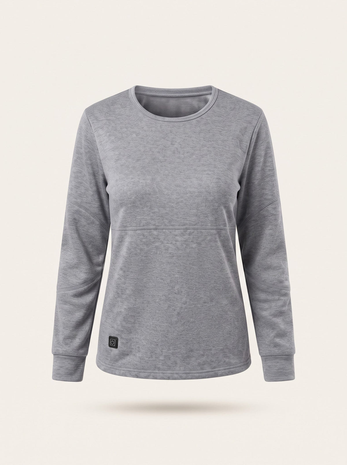 Heated Thermal Top – Grey – packshot
