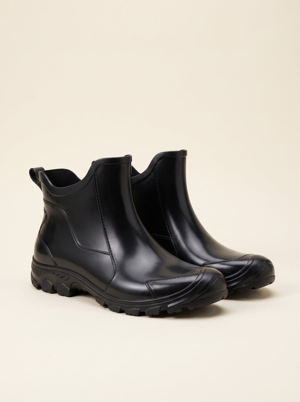 Short Wellington Boots – Black – packshot