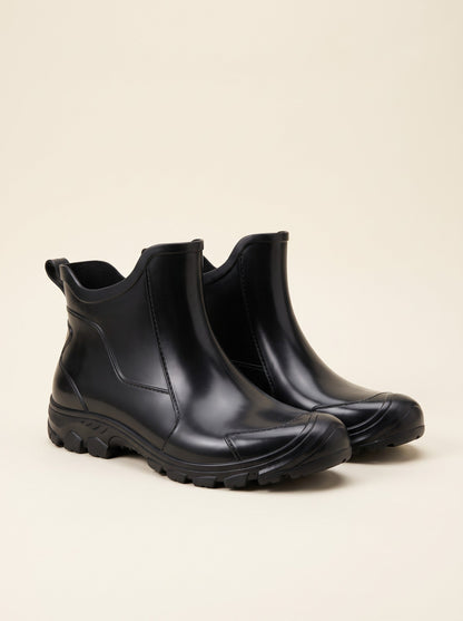 Short Wellington Boots – Black – packshot