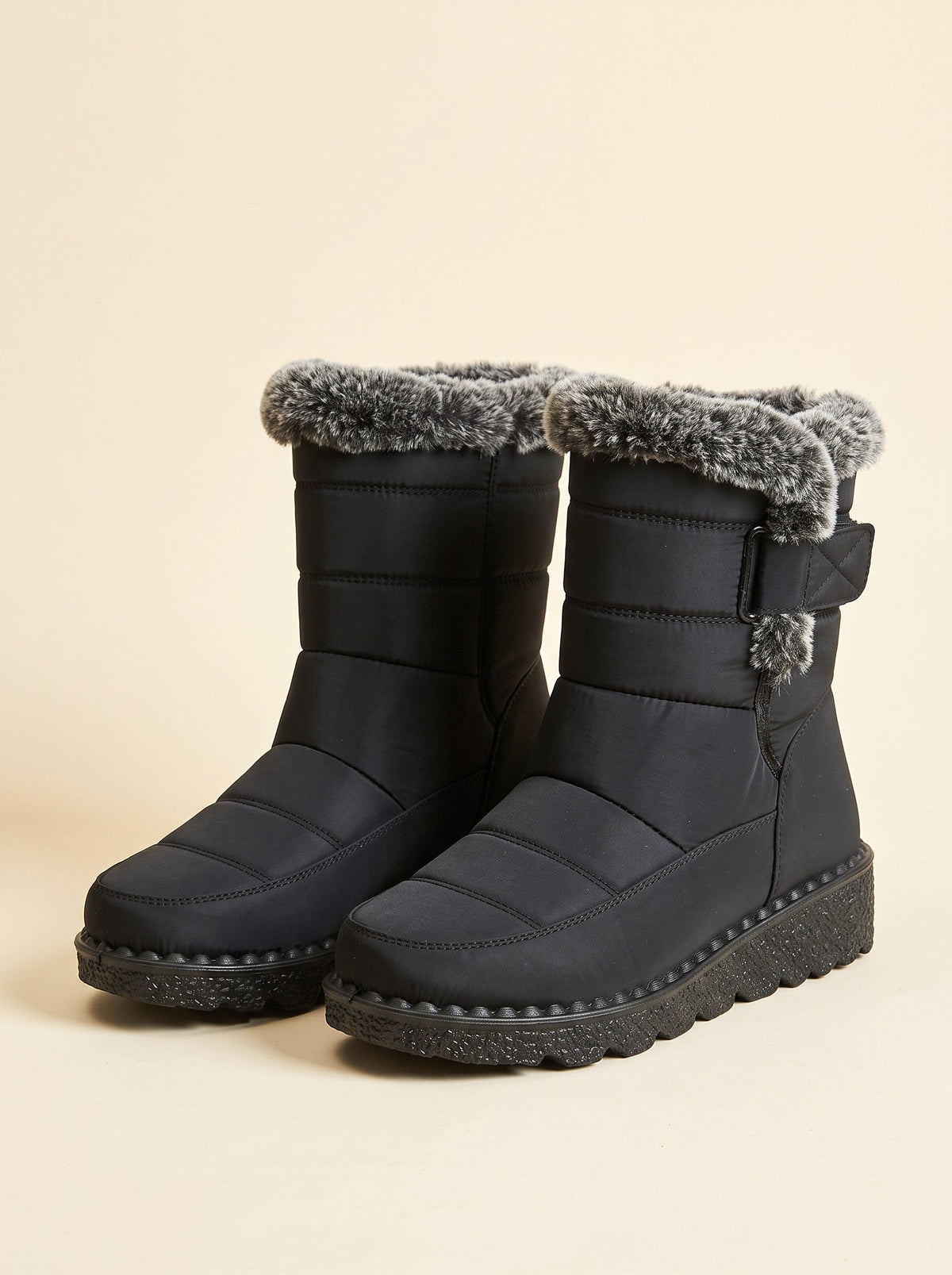Women's Winter Snow Boots – Black – packshot