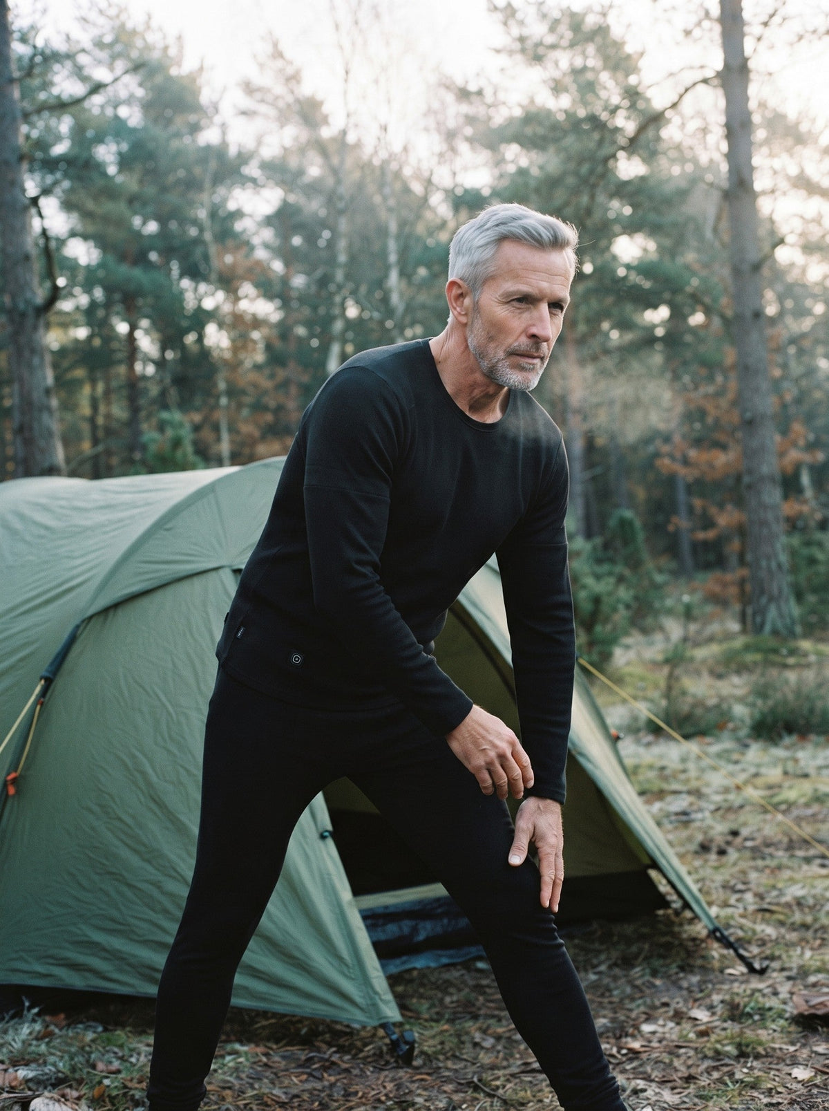 Heated Base Layer Set – Black – lifestyle