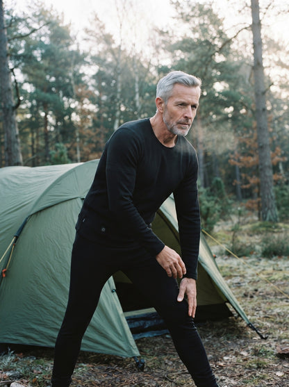 Heated Base Layer Set – Black – lifestyle