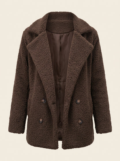 Women's Teddy Jacket – Coffee – front packshot