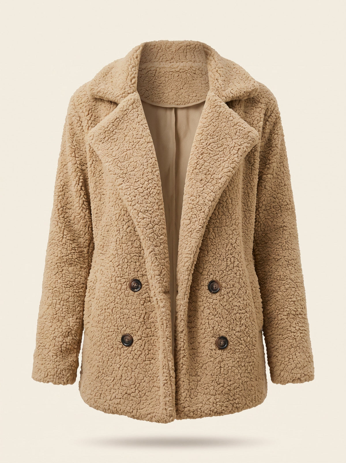 Women's Teddy Jacket – Khaki – front packshot