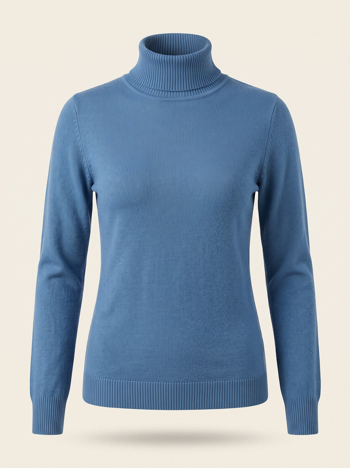 Women's Turtleneck Jumper – Blue – packshot
