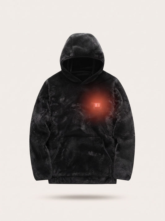 Heated Fleece Hoodie – heating on