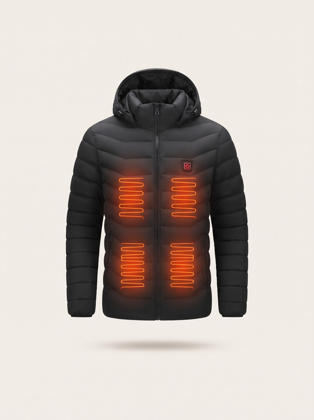 Heated Puffer Jacket – heating on