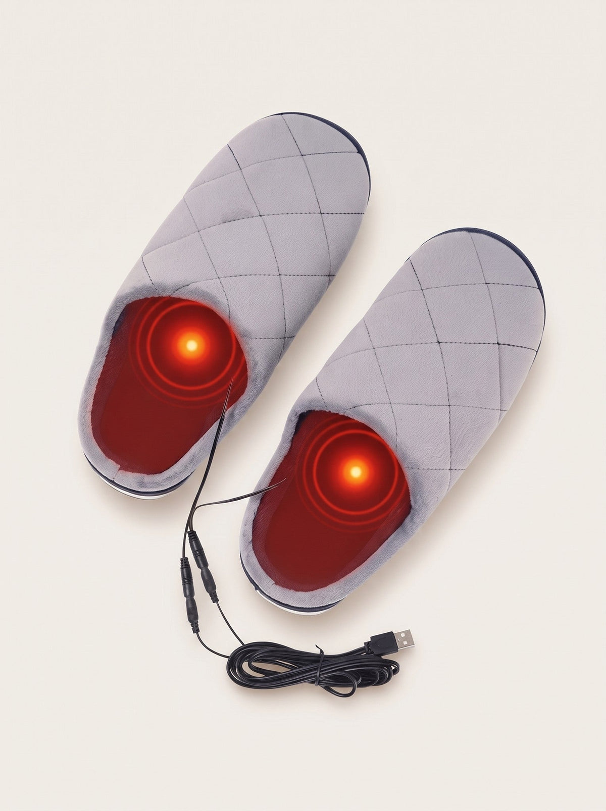 USB Heated Slippers – heating on