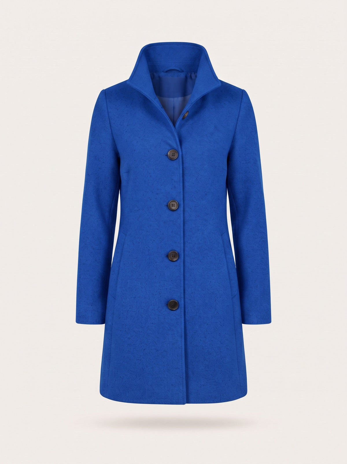 Women's Single-Breasted Winter Coat – Blue – packshot