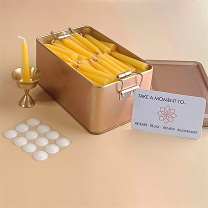Beevia Natural Beeswax Candles