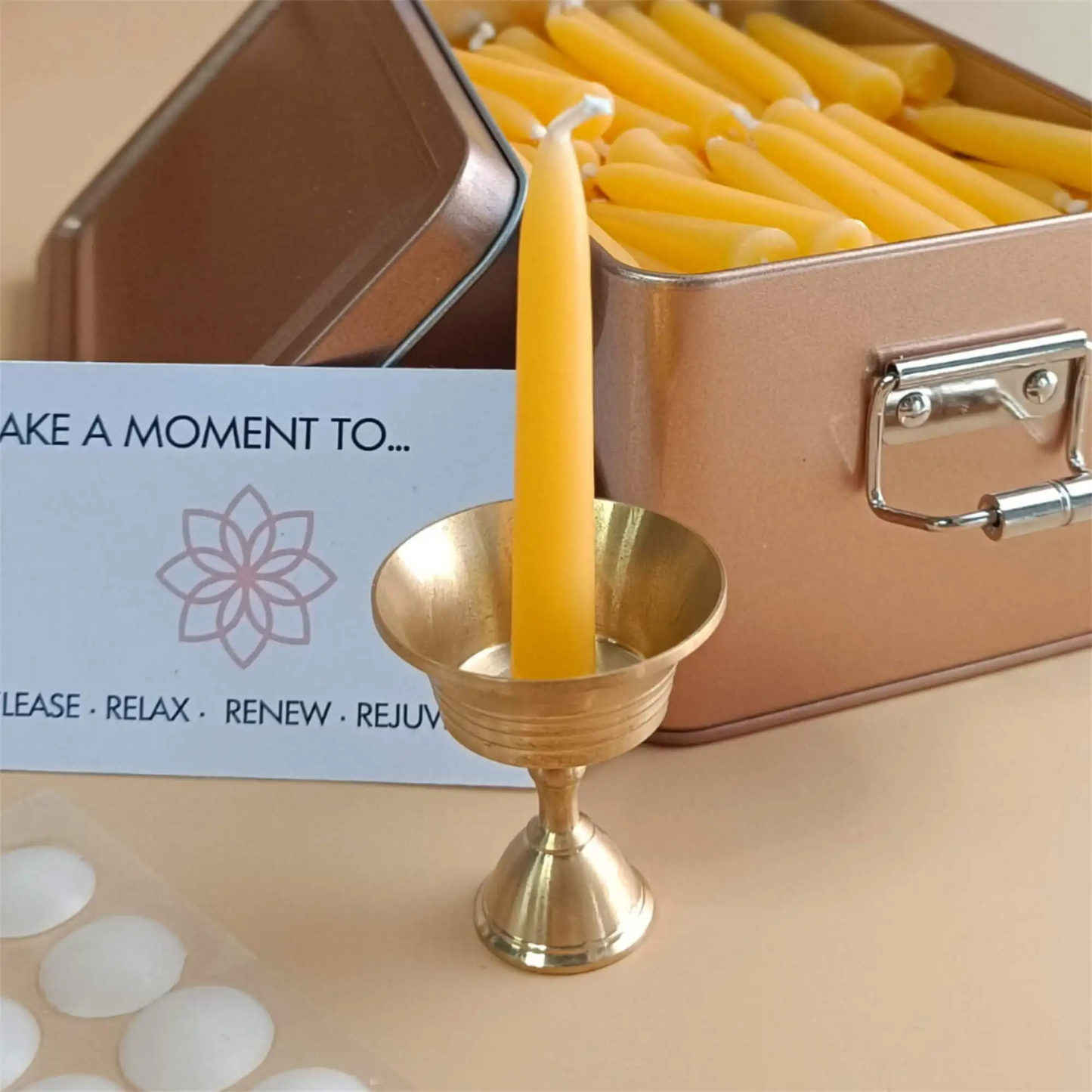 Beevia Natural Beeswax Candles